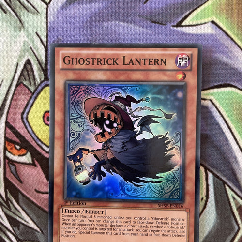 SHSP-EN016 Ghostrick Lantern Super Rare 1st Edition Yugioh Card Near Mint Cond