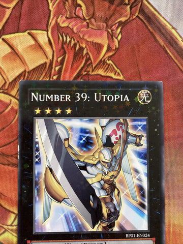 BP01-EN024 YuGiOh Card - Number 39: Utopia UNL Starfoil (back)
