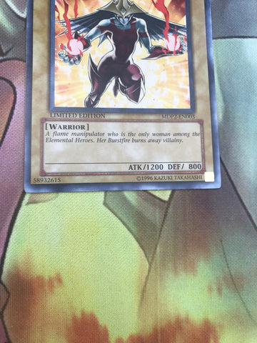 MDP2-EN003 Elemental Hero Burstinatrix Rare Limited Edition Mint Yugioh (back)