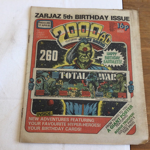 2000AD Comic - Prog 260 - 17 April 1982