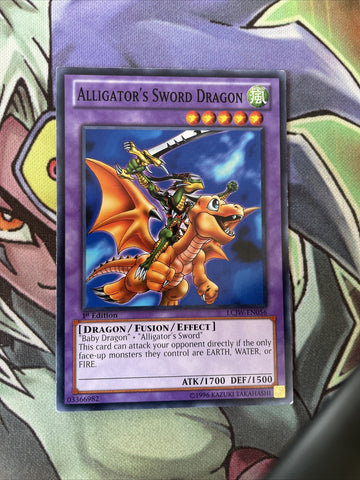 LCJW-EN056 Alligator's Sword Dragon Common 1st Edition NM Yugioh Card