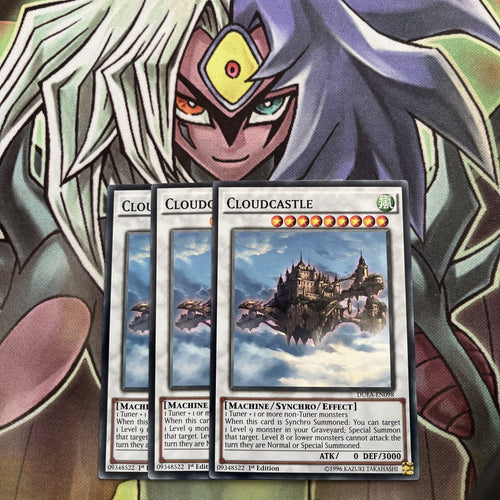 DUEA-EN098 x3 Cloudcastle Common Excellent Condition Yugioh