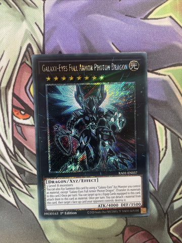 RA01-EN037 Galaxy-Eyes Ful Armor Photon Dragon Platinum Secret Rare NM Yugioh