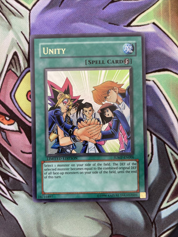 JUMP-EN006 Unity Ultra Rare Limited Edition NM Yugioh Card