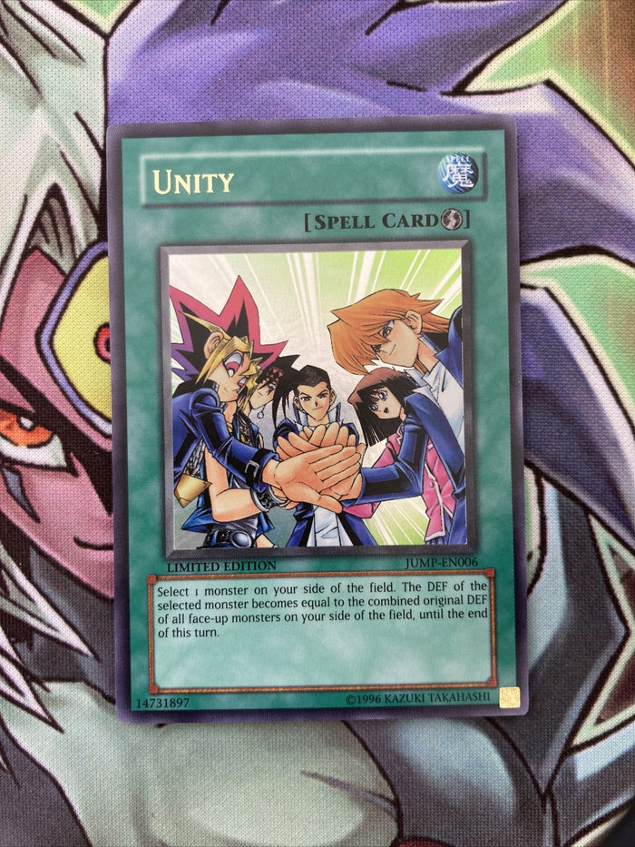 JUMP-EN006 Unity Ultra Rare Limited Edition NM Yugioh Card