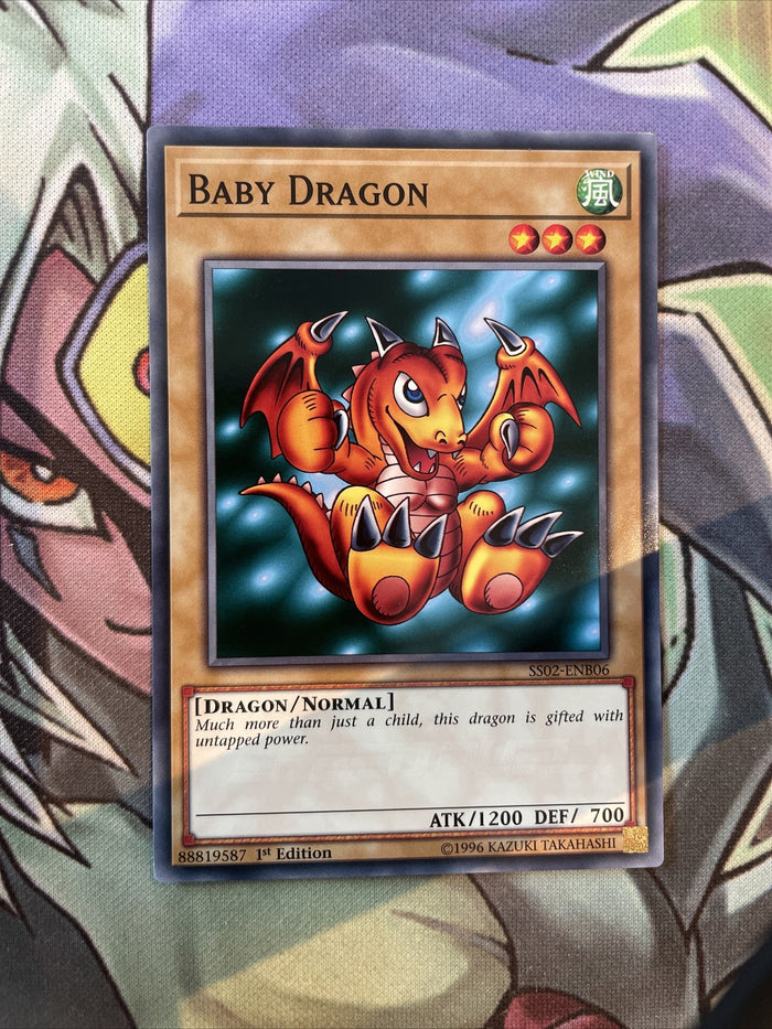 SS02-ENB06 Baby Dragon Common 1st Edition NM Yugioh Card