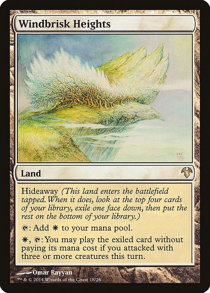 Windbrisk Heights - Modern Event Deck 2014 Excellent Magic MTG