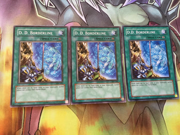 IOC-040 x3 D.D. Borderline - Common - Unlimited Edition Yugioh