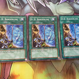 IOC-040 x3 D.D. Borderline - Common - Unlimited Edition Yugioh