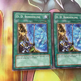 IOC-040 x3 D.D. Borderline - Common - Unlimited Edition Yugioh