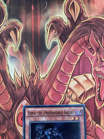 SR01-EN002 Eidos the Underworld Squire Super Rare 1st Edition Yugioh (back)