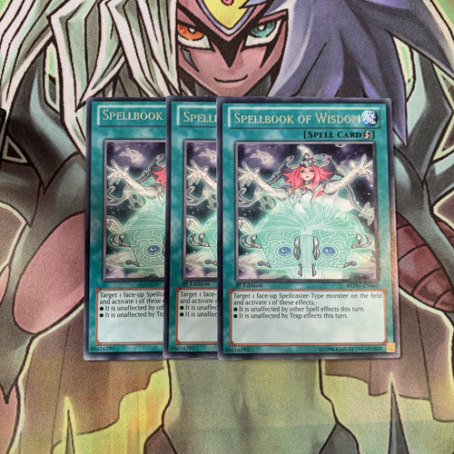 REDU-EN060 x3 Spellbook of Wisdom Rare Excellent Condition Yugioh