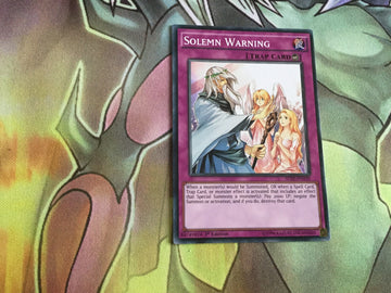 SDSE-EN039 1x Common Solemn Warning  1st Edition Yugioh