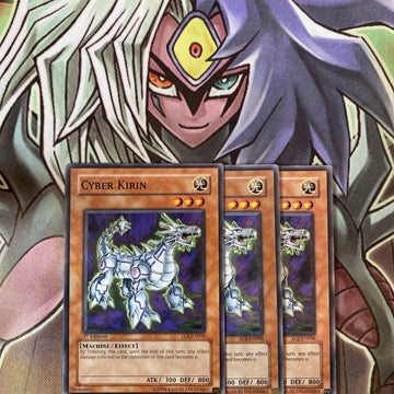 EOJ-EN008 x3 Cyber Kirin Common Excellent Condition Yugioh