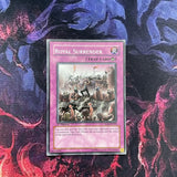 TLM-EN059 Royal Surrender 1st Edition Rare Excellent Yugioh