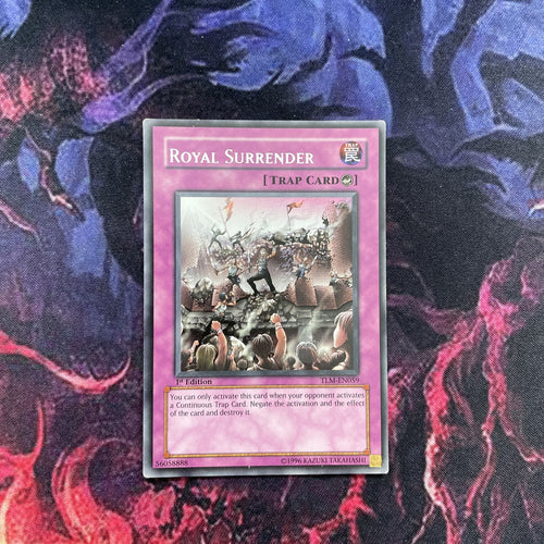 TLM-EN059 Royal Surrender 1st Edition Rare Excellent Yugioh