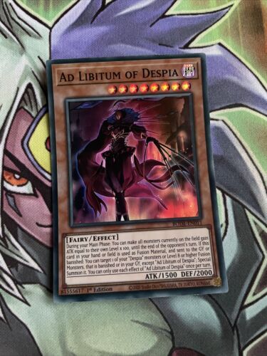 BODE-EN011 AD Libitum Of Despia Super Rare 1st Edition NM Yugioh Card