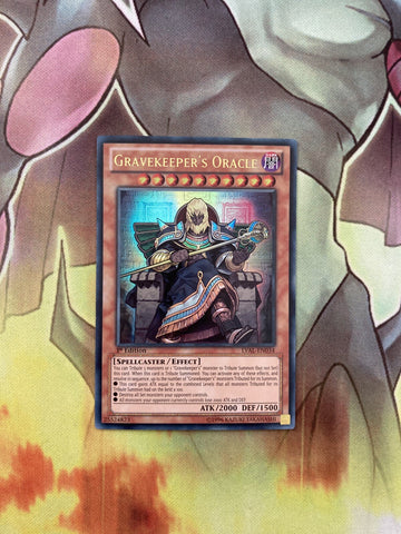 LVAL-EN034 Gravekeeper's Oracle - 1st Edition Yugioh NM Yugioh Card