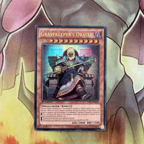 LVAL-EN034 Gravekeeper's Oracle - 1st Edition Yugioh NM Yugioh Card
