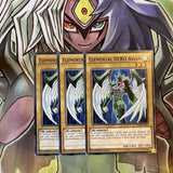SDHS-EN006 x3 Elemental HERO Avian Common Excellent Condition Yugioh