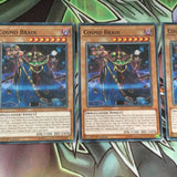 CYHO-EN020 3X YUGIOH COSMO BRAIN 1st EDITION COMMON CARDS NEAR MINT