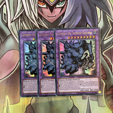 BLVO-EN083 x3 Coordius the Triphasic Dealmon Ultra Excellent Condition Yugioh