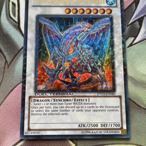 DT03-EN040 Gungnir, Dragon of the ice barrier duel terminal ultra Rare Yugioh