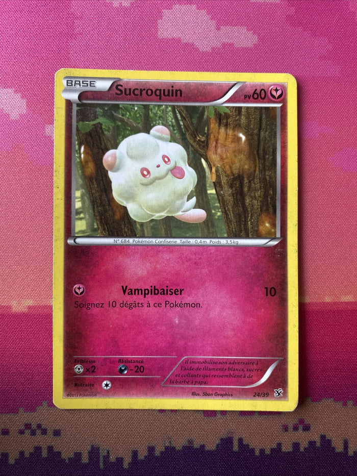 Pokemon Card Sucroquin 24/99 Welcome To Kalos French Near Mint