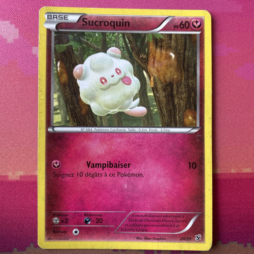 Pokemon Card Sucroquin 24/99 Welcome To Kalos French Near Mint