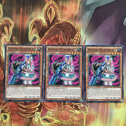RATE-EN015 Zoodiac Bunnyblast 1st Edition Common (MINT CONDITION) Yugioh
