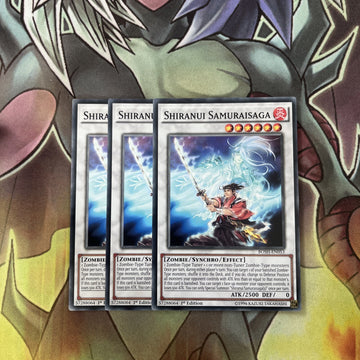 BOSH-EN053 x3 Shiranui Samaraisaga Common Excellent Condition Yugioh