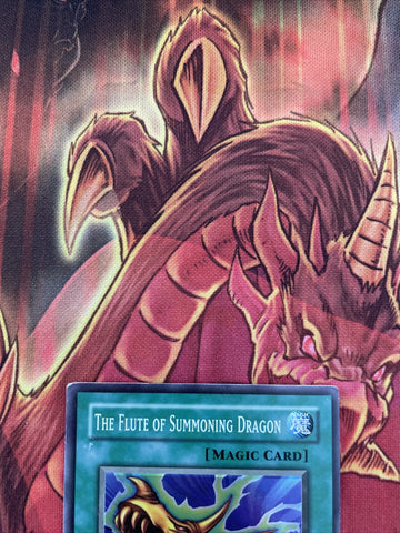 SDK-E039 The Flute of Summoning Dragon 1st edition Super Rare LP/Played Yugioh (back)