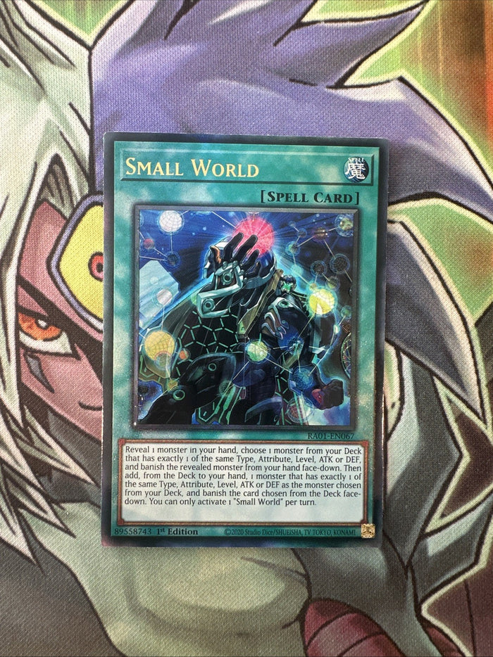 small world yugioh card RA01-EN067 New Ultimate Rare 1st Edition NM – Twin Traders Condition:CGC8.5 poexsica banish that second revealed Pokemon TCG - s6H
