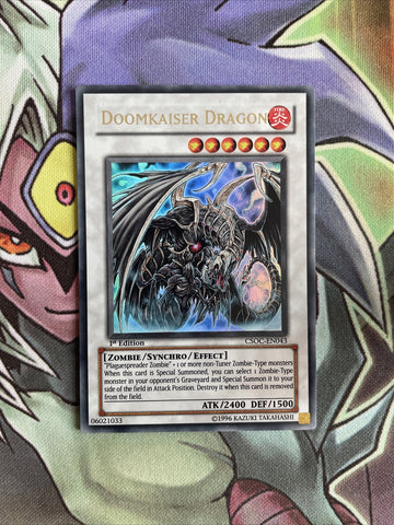 CSOC-EN043 Doomkaiser Dragon Ultra Rare 1st Edition NM Yugioh Card