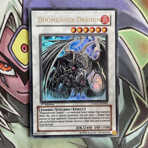 CSOC-EN043 Doomkaiser Dragon Ultra Rare 1st Edition NM Yugioh Card
