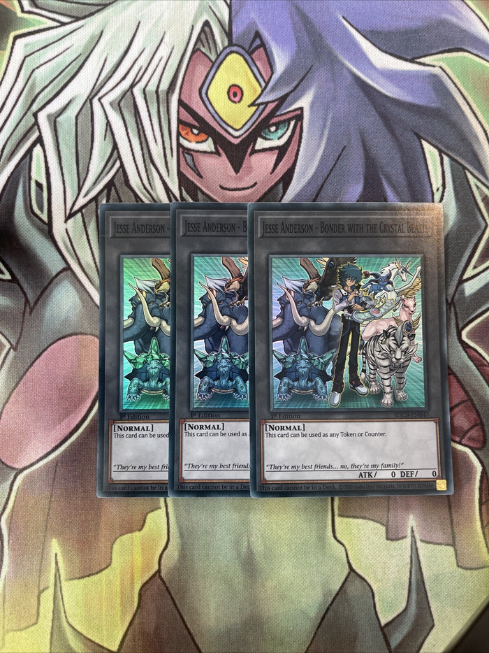 SDCB-EN047 x3 Jesse Anderson - Bonder with the Crystal Beasts Super Exc Yugiohh