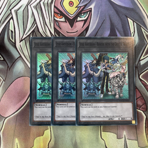 SDCB-EN047 x3 Jesse Anderson - Bonder with the Crystal Beasts Super Exc Yugiohh