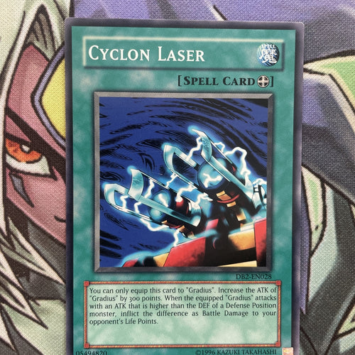 DB2-EN028 Cyclon Laser Common Unlim Edition NM Yugioh Card
