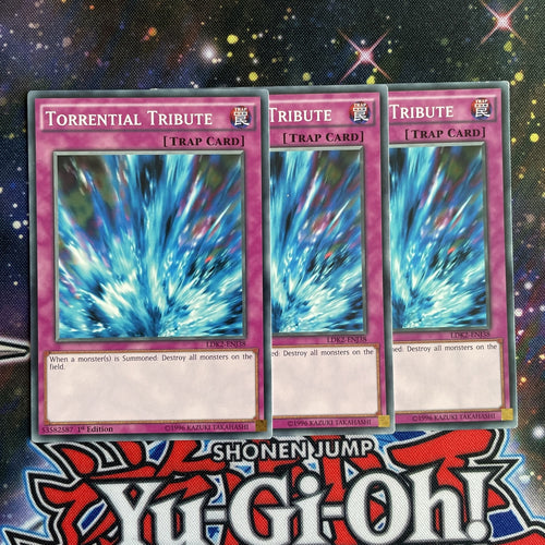 LDK2-ENJ38 x3 Torrential Tribute Common Playset Yugioh