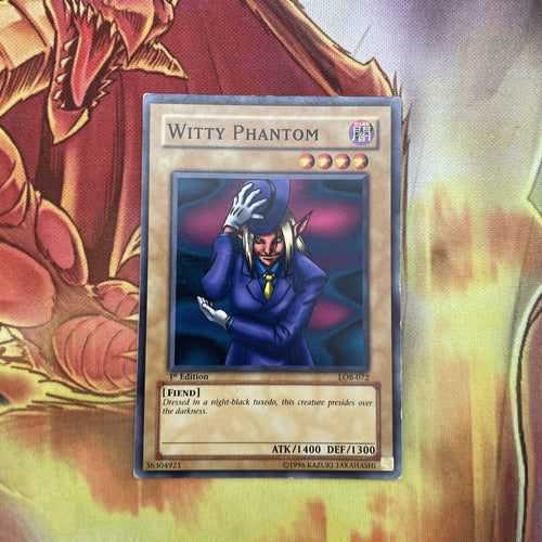 LOB-072 Yugioh WITTY PHANTOM 1ST ED COMMON EXC