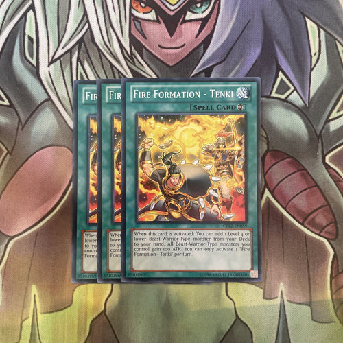 CBLZ-EN059 x3 Fire Formation - Tenki Common Excellent Condition Yugioh