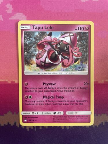 Pokemon Card Tapu Lele Ultra Prism Rare 94/156 Near Mint