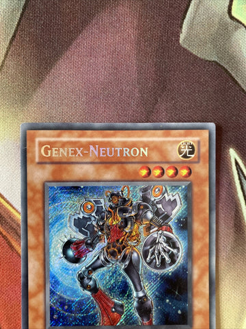 TSHD-EN097 Genex Neutron Secret Rare 1st Edition YuGiOh (back)