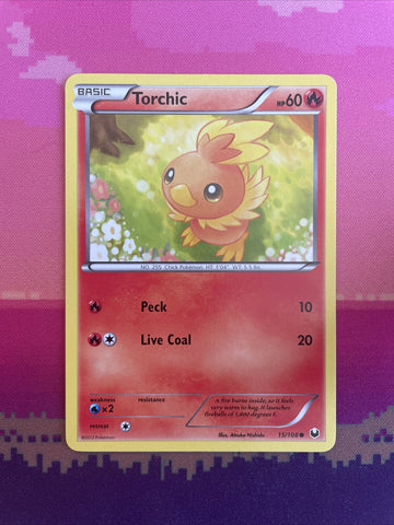 Pokemon Card Torchic Dark Explorers Common 15/108 Near Mint