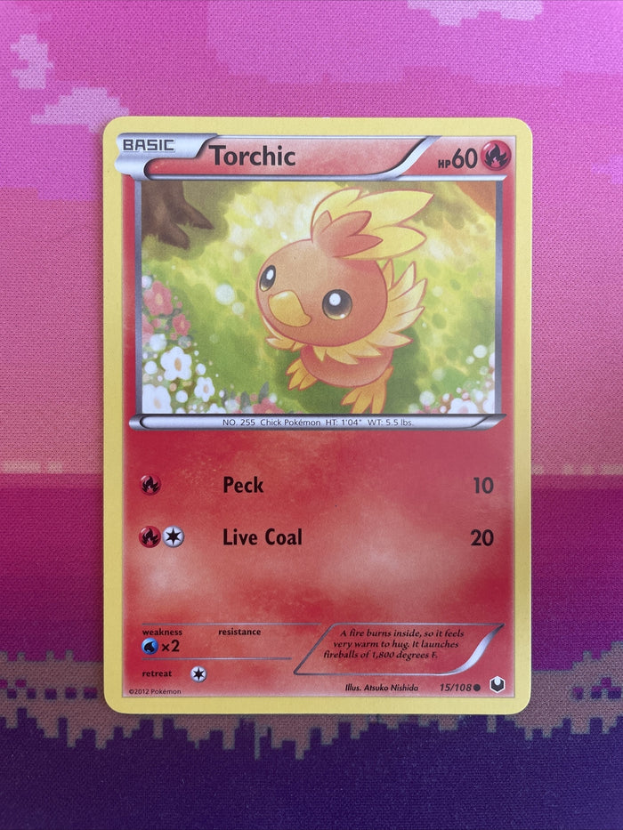 Pokemon Card Torchic Dark Explorers Common 15/108 Near Mint