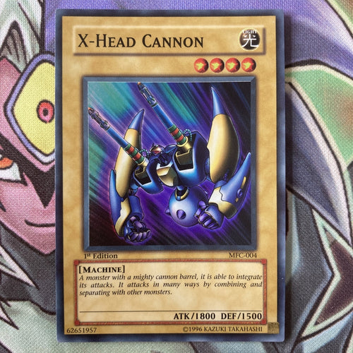 MFC-004 X-Head Cannon Super Rare 1st Edition Near Mint Yugioh Card