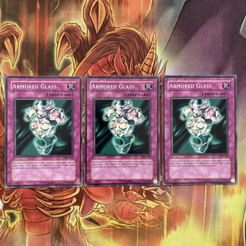 PSV-019 x3 Armored Glass - Common - unl Edition Yugioh
