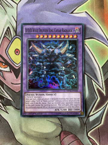 MP16-EN138 D/D/D Wave Oblivion King Caeser Ragnarock 1st Edition NM Yugioh Card