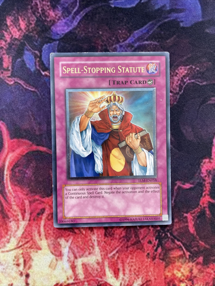 TLM-EN058 Spell-Stopping Statute - Ultimate Rare - Sent in Toploader Yugioh