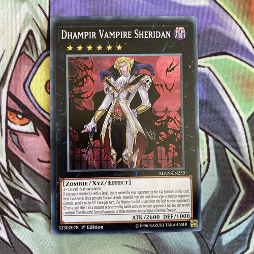 MP19-EN239 Dhampir Vampire Sheridan Common 1st Edition NM Yugioh Card